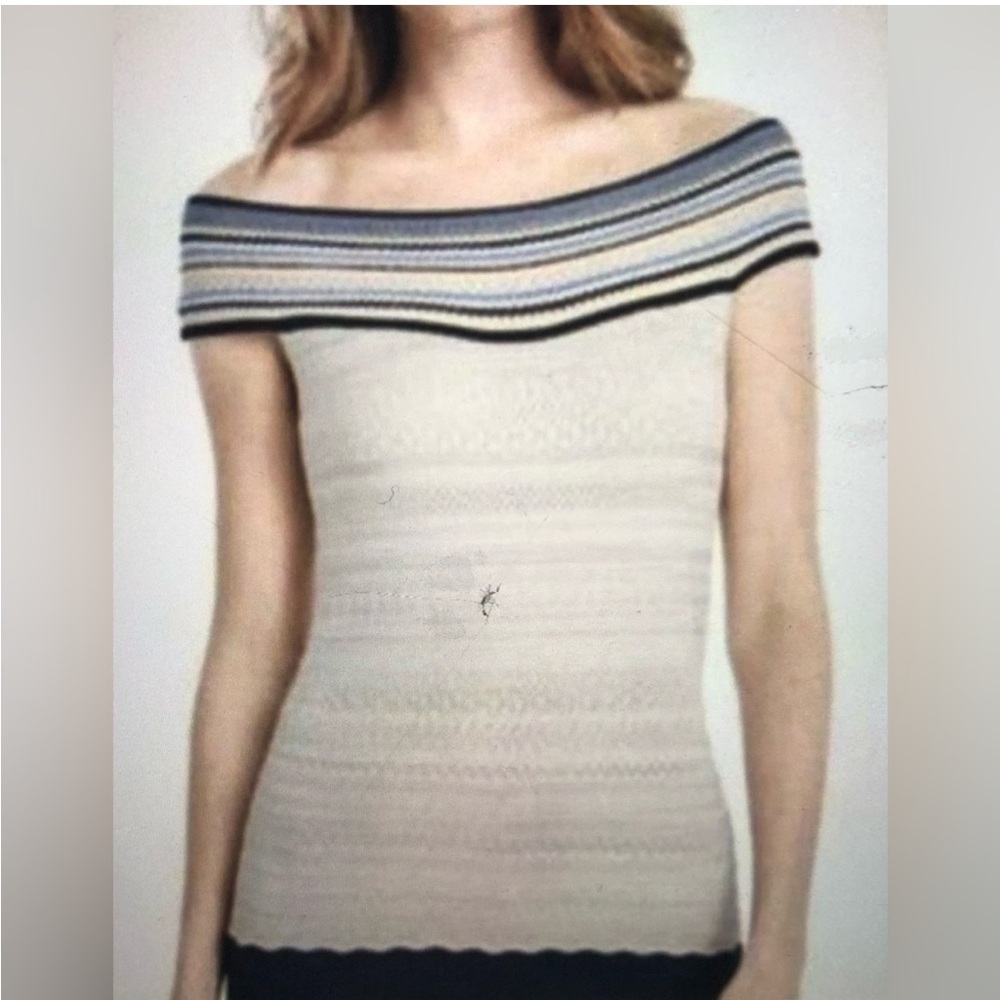 Off the shoulder sweater